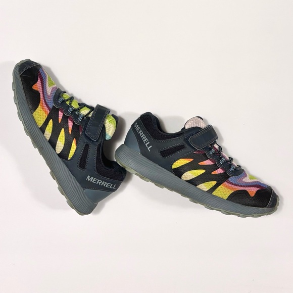 MERRELL Nova 2 Rainbow Mountain Sneakers Pull On Trail Hiking Running Unisex - Picture 6 of 13